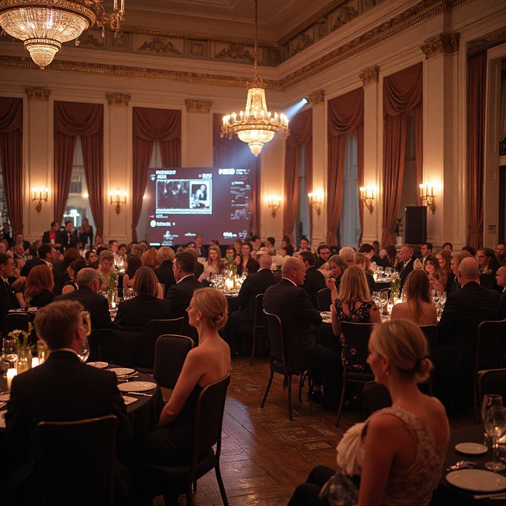 Charity fundraising gala