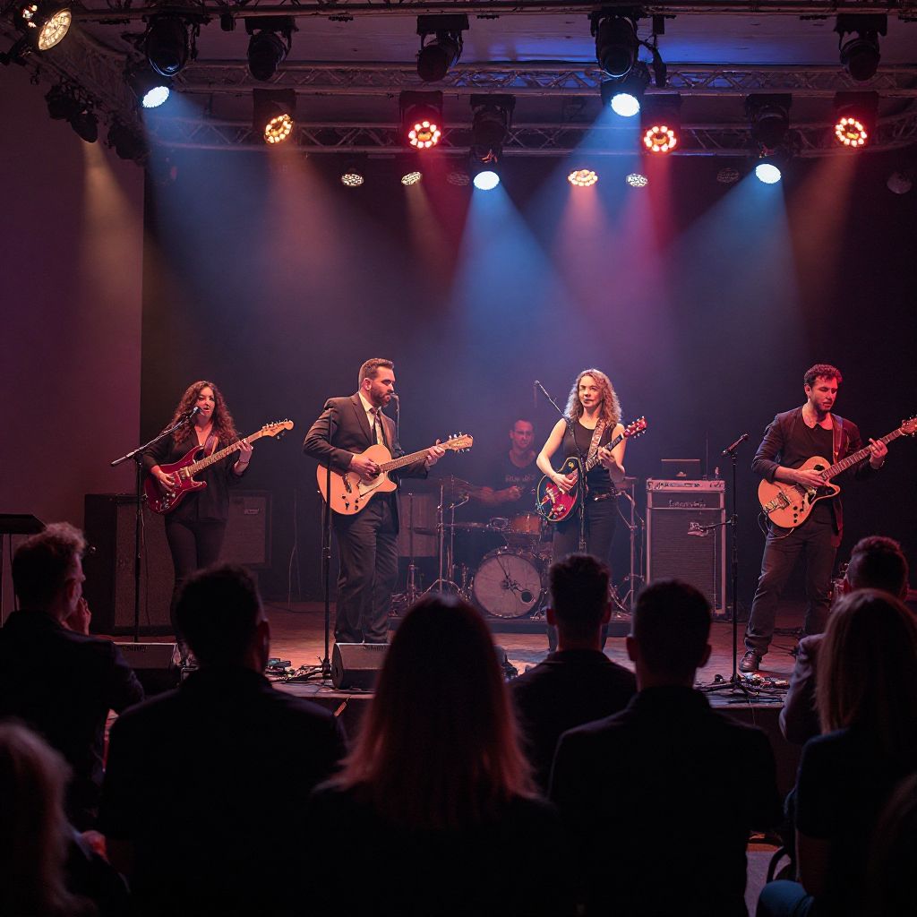 Live entertainment at corporate event