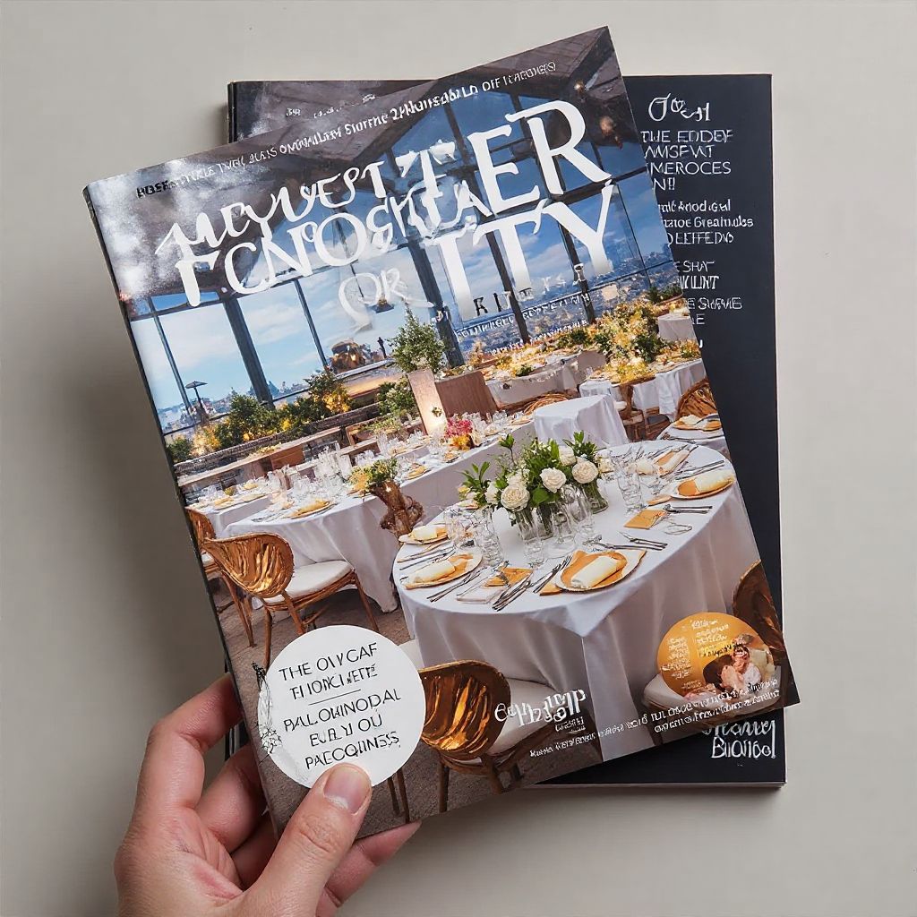 Magazine feature about CityGlow Events